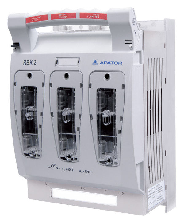 Birtan Elektrik Apator Yatay Tip Sigortalı Yük Ayırıcısı NH 2 Boy 3x400A